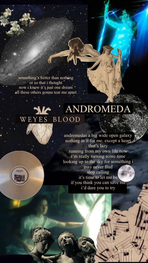 #andromeda #weyesblood i feel like this is just eh but whatever Andromeda Aesthetic, I 3 U, Up To The Sky, Hold Me, Connect With People, Looking Up, Your Aesthetic, Astronomy, Creative Energy