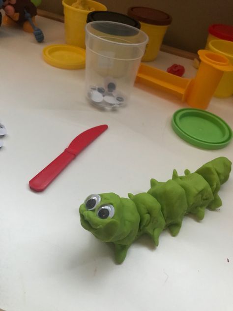 #kidsactivities Play Doh, Caterpillar, Activities For Kids, Crafts For Kids, Craft Ideas, Gaming Logos, Logos