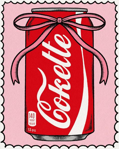 Coquette + Coke= Cokette 🎀🥤 (debated coke-uette but it felt too long) 324/365 | Instagram