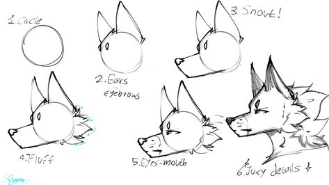 Sharing my wolf toturial here lol How To Draw Wolf Ears, Wolf Tutorial, Draw Wolf, How To Draw Ears, Wolf Ears, Body Base, Wolf Drawing, Drawing Stuff, Art Tips