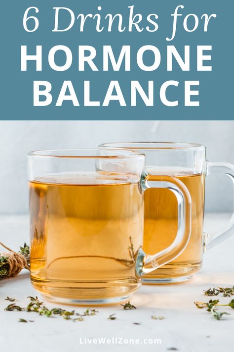 Trying to balance your hormones naturally but not sure what to drink for your hormones? This post lists six drinks you can use to support your hormone balance detox and your hormone-balancing diet. Whether it's apple cider for hormones, hormone balance smoothies or hormone balancing tea, add adding these drinks to your natural hormone balance plan. Hormone Balancing Smoothie, Hormone Diet, Hormone Balancing Diet, Balance Hormones Naturally, Natural Hormones, Balance Hormones, Baking Soda Beauty Uses, Best Diet Plan, Hormone Health