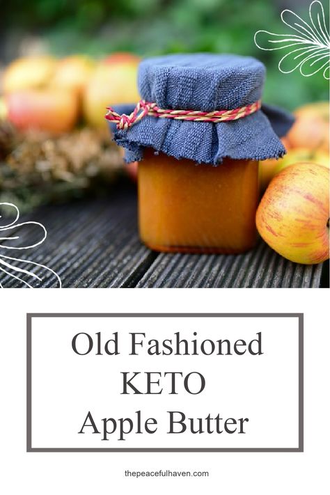 Keto Apple Butter Recipe, Keto Apple Butter, Sugar Free Apple Butter Recipe, Sugar Free Apple Butter, Apple Recipes For Canning, Keto Jam, Canning Apples, Apple Butter Recipe, Course Ideas