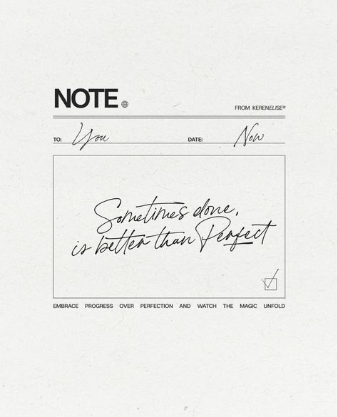 Creating Goodness, but Struggling for Perfect: As designers, it's in our DNA to create goodness – to craft beautiful visuals and impactful designs. Yet, there comes a point where seeking perfection can hinder the creative process. Spending hours in circles, striving for elusive perfection, can stall our progress. Branding and Logo design by Keren Elise Creative. Creative Document Design, Copywriter Aesthetic, Business Opportunities Quotes, Cocktail Book Design, Circle Graphic Design, Journey Design, Progress Over Perfection, Journey Of Growth, Circle Quotes