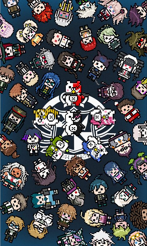 Danganronpa Background, Danganronpa Wallpaper, Danganronpa V2, Danganronpa Monokuma, Pixel Characters, Danganronpa 1, Bee And Puppycat, Danganronpa 3, Banana Fish