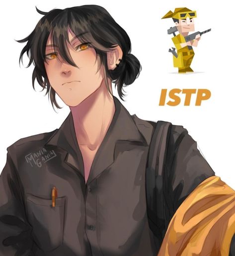 Istp Fanart Male, Istp Mbti Art, Istp Mbti Fanart, Istp Fanart, Mbti Fanart, Istp Personality, Mbti Relationships, Castle Aesthetic, Mbti Character