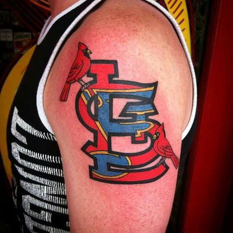 Stl St Louis Cardinals Tattoo, Cardinals Tattoo, Mashup Tattoo, Dave Tattoo, St Louis Blues Logo, Clock Tattoo Sleeve, Mens Tattoos, Bohemian Tattoo, Cardinal Tattoos