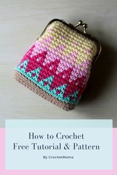 Crochet Tapestry Kiss Lock Coin Purse Tutorial and Free Pattern | Coin purse crochet pattern, Crochet purse patterns, Crochet wallet Kisslock Coin Purse Crochet, Coin Pouch Crochet, Crochet Change Purse, Coin Purse Crochet Pattern, Purse Patterns Free, Coin Purse Pattern, Crochet Wallet, Coin Purse Tutorial, Crochet Coin Purse