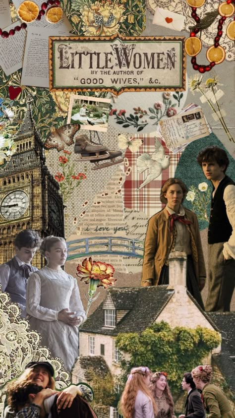 Women Collage, Outlander Books, Collage Book, Movies And Series, Little Women, World Of Books, Vintage Nature, Good Wife, Anne Of Green Gables