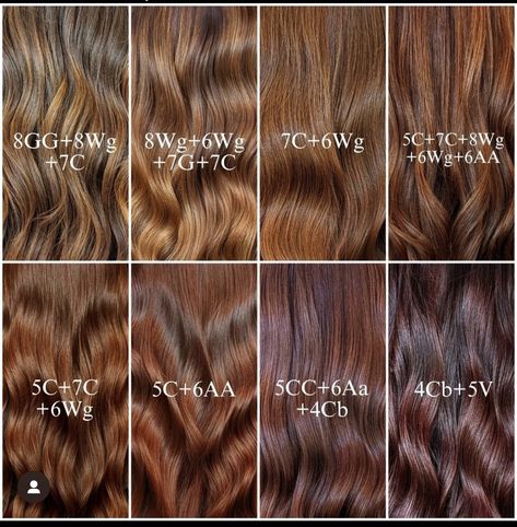 Hair Toner Color Chart, Ion Permanent Hair Color Chart, Rusk Hair Color Formulas, Golden Copper Hair Color Formula, Light Auburn Hair Color Formula, Hair Color Formulas Schwarzkopf, Golden Copper Hair Formula, Copper Gloss Hair, Shades Eq Cowboy Copper Formula