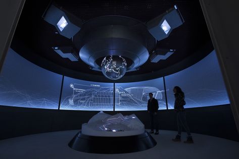 Museum Of The Future, New James Bond, Museum Exhibition Design, Museum Design, Interactive Display, Futuristic Interior, Interactive Installation, Exhibit Design, Exhibition Display