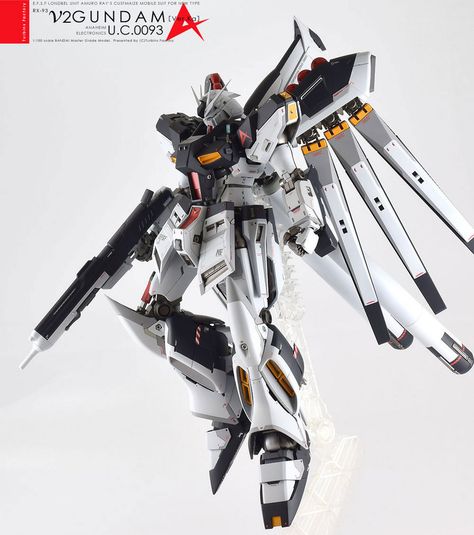 Custom Build: MG 1/100 hi-nu Gundam Ver. Ka [Detailed] - Gundam Kits Collection News and Reviews Nu Gundam, Gunpla Custom, Custom Paint Jobs, Custom Gundam, Transformers Prime, Gundam Model, Mobile Suit, Upcoming Events, Paint Job