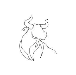 Paint Outline, Ox Tattoo, Bull Silhouette, Taurus Bull Tattoos, Taurus Art, Full Tattoo, Country Tattoos, Simple Tattoos For Guys, Bull Art