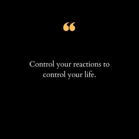 In life, we often face situations that test our patience and resilience. It's easy to get swept away by emotions, reacting impulsively to the challenges and frustrations that come our way. But imagine the power of mastering your reactions, of staying calm and composed no matter the circumstance. When you control your reactions, you hold the reins to your life. You choose how to respond, how to move forward, and how to maintain your peace. It's not about suppressing your feelings but rather ab... How To Stay Calm In Any Situation, Calm And Composed, Staying Calm, How To Move Forward, Insightful Quotes, Stay Calm, To Move Forward, Move Forward, Picture Quotes