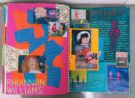 College Sketchbook, Sketchbook Presentation, Textiles Book, Photography Layout, Artist Research Page, Gcse Sketchbook, Mind Map Art, Artist Research, Alevel Art