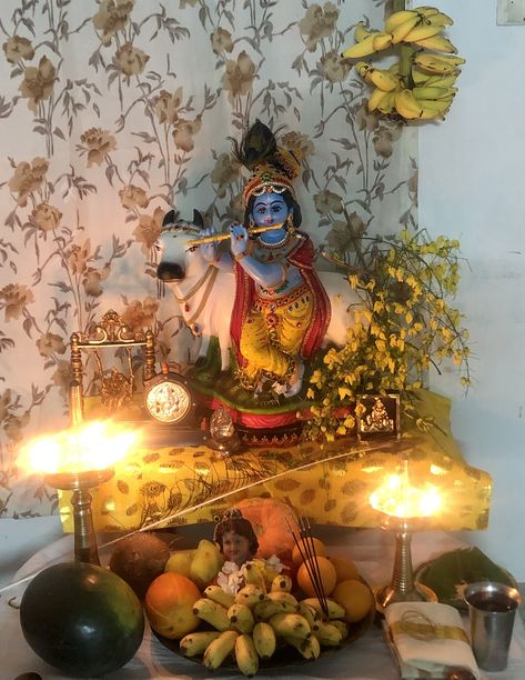 Krishna Altar, Krishna Jayanthi, Krishna Quotes In Hindi, Diwali Photography, Galaxy Wallpapers, Altar Ideas, Janmashtami Decoration, Cool Galaxy Wallpapers, Baby Krishna