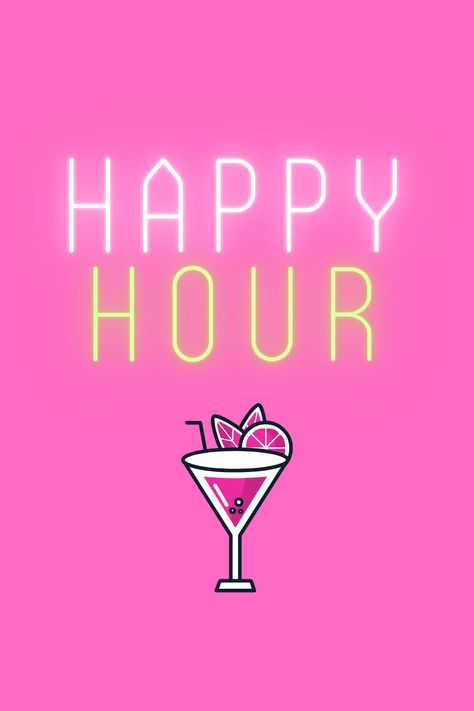 Happy Hour Aesthetic, Drink Happy Thoughts, Tequila Quotes, Smile Wall, Happy Thoughts Quotes, Pink Board, Art Aesthetics, Happy Hour Cocktails, Vibe Quote