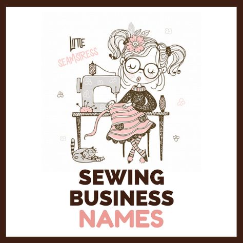 Starting a Sewing Business? Check Out Catchy Sewing Business Names Ideas Perfect To Start a Clothing Label, Brand, or a Company. _______________________________________________________ Sewing Business Names Clothing Labels, Sewing Business Names Ideas Clothing Labels, Sewing Names for Business, Cute Sewing Business Names, Names for Sewing Business. #sewing #sewingproject #sewingmachine #sewingblogger #sewingblog #sewingmom #sewinginspiration Sewing Company Logo, Clothing Line Name Ideas, Sewing Business Names, Small Business Names Ideas, Names For Business, Clothing Company Logo, Clothing Line Names, Sewing Stickers, Sewing Business Logo