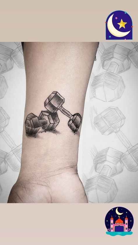 Dumbell Tattoo, Dumbbell Tattoo, Word Tattoo Ideas, Leg Sleeve Tattoos, Leg Tattoo Ideas, Word Tattoo, Mouse Tattoos, Cat Tattoo Designs, Leg Sleeve Tattoo