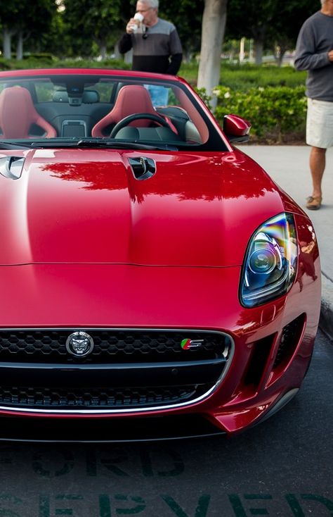 Jaguar F-Type - #LadyLuxuryDesigns Jdm Bmw, Bmw Supercar, Red Jaguar, Jaguar Auto, Car Mazda, Car Wheels Diy, Jaguar (cars), Jaguar Daimler, Wheel Decor