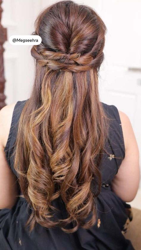 Simple Hairstyles For Saree, Hairstyles For Saree Look, Hairstyles For Saree, Hair Style On Saree, Hair Style Vedio, Easy Hairstyles For Thick Hair, Traditional Hairstyle, Simple Hairstyles, Easy Hair Updos