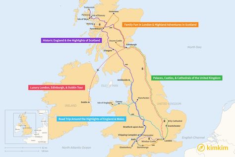 Map of 10 Days in The United Kingdom - 5 Unique Itinerary Ideas 10 Days In The Uk, 10 Day Uk Itinerary, United Kingdom Itinerary, England Itinerary 10 Days, Uk Itinerary 10 Days, London Train, Ireland Honeymoon, Ireland Road Trip, Ireland Itinerary