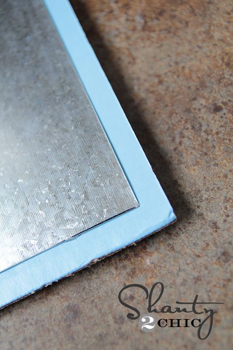 MAKE MAGNETIC BOARD Glue Sheet metal to cardboard- galvanized sheet metal from Lowes $7 Diy Magnet Board, Photography Display, Scrabble Crafts, Picture Tips, Galvanized Sheet Metal, Galvanized Decor, Metal Board, Magnetic Boards, Shanty 2 Chic