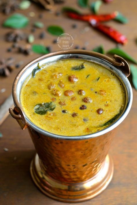 Chappathi Curry Veg, Kadala Curry Kerala, Onam Recipes, Kari Recipe, Vegetable Curries, Tamil Recipes, Kerala Dishes, Kadala Curry, Dhal Curry