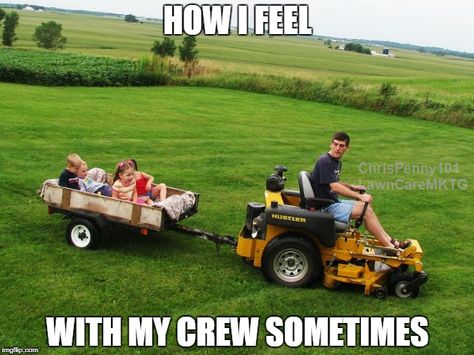 #LawnCareMemes  #lawncare #lawncareservice #lawncarelife #lawncarelifestyle #lawnmowerman #landscaper #landscapers #mowing  #zeroturn #landscapersofinstagram Lawn Care Humor, Mowing The Lawn, Landscaping Equipment, Service Management, Lawn Mowing, Funny Emoji Faces, Country Jokes, Lawn Service, Lawn Maintenance