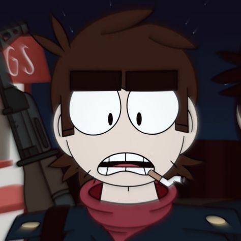 Eddsworld Paul Icons, Paul Eddsworld, Eddsworld Paul, Eddsworld Tord, Eddsworld Comics, Red Army, Matching Pfp, Fan Art, Anime