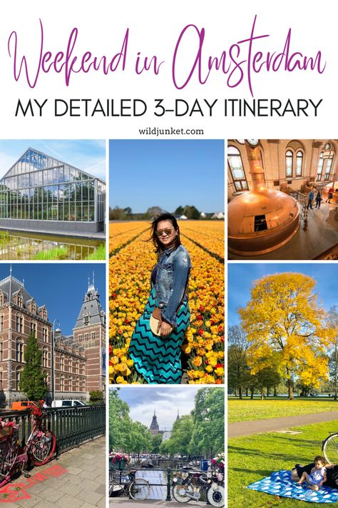 Weekend in Amsterdam: The Perfect 3-Day Itinerary from an Expat – Wild Junket Adventure Travel Blog Three Days In Amsterdam, 3 Days In Amsterdam, Amsterdam Weekend, Amsterdam Itinerary, Anne Frank House, Living In Amsterdam, Netherlands Travel, Girls Getaway, Amsterdam City