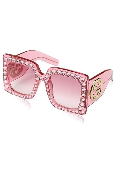 Socks Gucci, Baby Hair Gel, Pink Wardrobe, Pink Pink Pink, Pink Luxury, Girl Gang Aesthetic, Sunglasses Gucci, Sunglasses Pink, Trendy Glasses