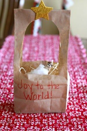 Paper Bag Manger Craft - I Can Teach My Child! Catholic Christmas Crafts, Ministry Gifts, Christmas Sunday School, Advent Crafts, Jesus Crafts, Catholic Christmas, Christmas Crafts For Toddlers, Kids Bible, Kids Ministry