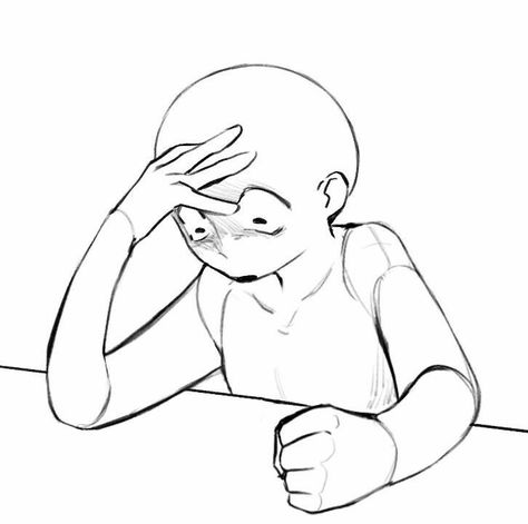 Annoyed Poses Drawing, Meme Poses For Oc, Head Hanging Down Reference, Chaotic Poses Drawing, Drawing Reference Poses Memes, Awkward Poses Drawing, References Drawing Pose, Confused Drawing Pose, Cute Oc Poses