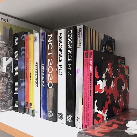 Nct 127 Album Aesthetic, Nct 127 Album Collection, Nct Albums Aesthetic, Albums Aesthetic Kpop, Nct Collection Aesthetic, Nct Dream Album Collection, Nct Merch Aesthetic, Nct Room Aesthetic, Kpop Albums Collection Aesthetic