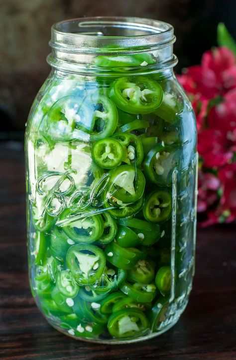 Pickled Recipes, Pickled Foods, Pickled Jalapeno Peppers, Jalapeño Peppers, Pickled Peppers, Pickle Recipes, Pickled Jalapeño, Jalapeno Recipes, Pickled Eggs