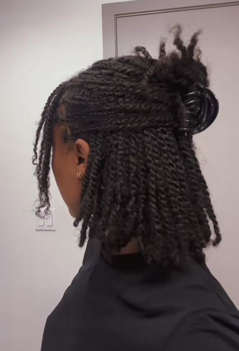 Natural Locs Hairstyles, Twist Natural Hairstyles, Twists Natural Hair, Mini Twists Natural Hair, Natural Locs, 3 Strand Twist, Protective Hairstyles For Natural Hair, Quick Natural Hair Styles, Natural Hairstyle