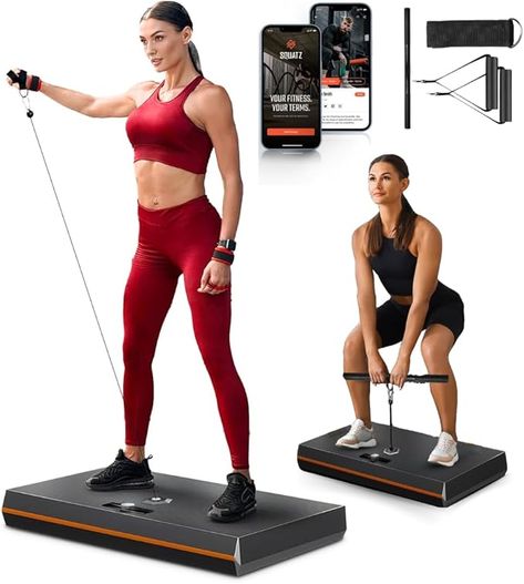 ULTIMATE ALL-IN-ONE HOME SMART GYM: Eliminate the need for multiple gym machines and weights with this all-in-one smart gym. Choose from standard and eccentric modes for strength training, bodybuilding, and sports, targeting legs, back, arms, & more Mini Gym At Home, Smart Gym, Free Workout Programs, Mini Gym, Gym At Home, Gym Machines, Weight Machine, Strength Training Equipment, Home Gym Equipment