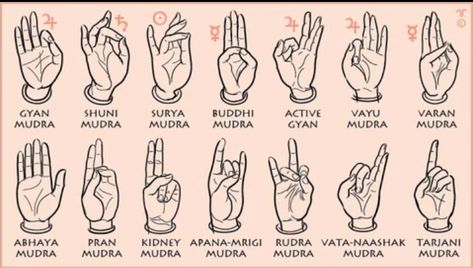 Mudra Miracles - Types and Benefits of Mudras for Healing Mudras Meanings, Yoga Mudra, Gyan Mudra, Hand Mudras, Trening Sztuk Walki, Yoga Kundalini, Yoga Hands, Hand Gestures, Yoga Mantras