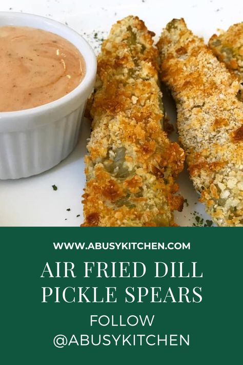 Air Fryer Pickles, Fried Pickle Spears, Air Fryer Fried Pickles, Air Fryer Recipes Chicken Tenders, Air Fryer Recipes Healthy Low Carb, Air Fryer Recipes Keto, Pickle Spears, Air Fryer Recipes Chicken, Fried Pickles