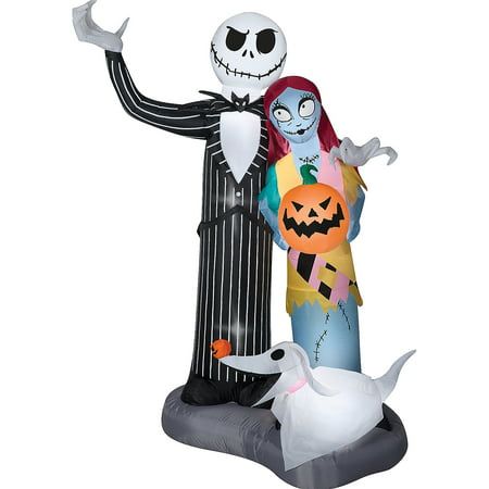 Nightmare Before Christmas Scene, Jack Skellington Inflatable, Nightmare Before Christmas Halloween, Halloween Express, Inflatable Decorations, Halloween Inflatables, Halloween Scene, Christmas Inflatables, Halloween Yard