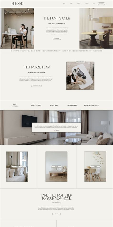 Modern Real Estate Wix Template for real estate agents and brokers to create a beautiful and professional website to showcase their listings and #Social_Media_Manager_Website #Editorial_Website_Design #Real_Estate_Agent_Website #Editorial_Website Editorial Website Design, Postcard Design Inspiration, Wix Web Design, Luxury Website, Web Design Websites, Modern Real Estate, Email Marketing Design Inspiration, Wix Website Templates, Squarespace Design