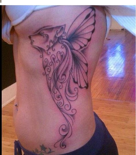 Wolf and Butterfly Wolf And Butterfly Tattoo, Wolf And Butterfly, Butterfly Tattoo, Cool Tattoos, I Hope, Tattoos, My Style