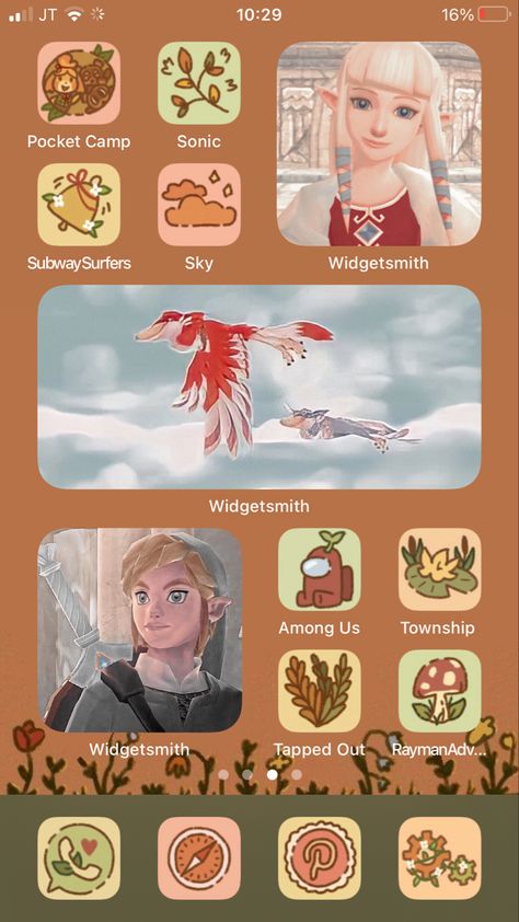 Wallpaper Widget, Ios Aesthetic, Phone Decor, Phone Theme, Color Theme, Life Humor, Color Themes, Legend Of Zelda, App Icon