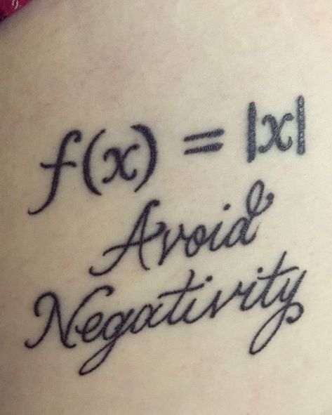 Tattoo Ideas Physics, Cool Math Tattoos, Math Related Tattoos, Math Equation Tattoo, Maths Tattoo Ideas, Physics Tattoo Science, Stay Positive Tattoo, Math Tattoos Ideas, Physics Tattoo Ideas