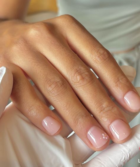 Natural Nails No Polish, Nails No Polish, French Tip Nails Short, Nail Inspo Pink, Short Natural Nails, Opi Nail Colors, Elegant Nail, Subtle Nails, Nails Today