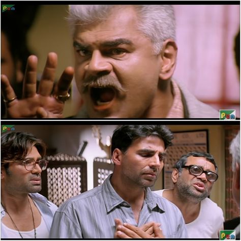 TAALIS Lakh phir Hera pheri Phir Hera Pheri Funny, Singing Meme, Hera Pheri, Sacred Games, Video Meme, Laughter Therapy, False Ceiling, Meme Template, Meme Faces