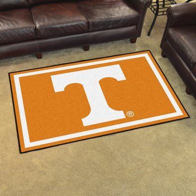 FANMATS NACC Rug Rug Size: 2'6" x 1'7", NCAA Team: University of Tennessee 4x6 Rug, 5x8 Rug, Carpet Decor, Custom Area Rugs, Nylon Carpet, Plush Area Rugs, Living Rugs, University Of Tennessee, Plush Rug