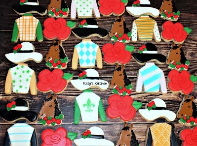 Derby Cookies Decorated, Kentucky Derby Cookies Decorated, Kentucky Derby Cake, Kentucky Derby Cookies, Derby Cookies, Derby Party Food, Kentucky Derby Party Decorations, Kentucky Derby Party Food, Sports Cookies