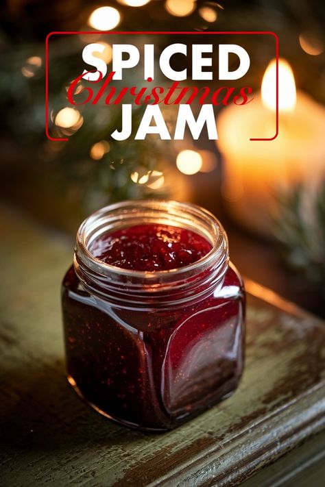 Discover the joy of making Spiced Christmas Jam, a perfect blend of cranberries and raspberries with a hint of festive spices. Ideal for gifts or enhancing holiday meals. Small Batch Christmas Jam, Spiced Jam Recipes, Spiced Cranberry Jam, Cranberry Raspberry Jam, Spiced Christmas Jam Recipes, Jams And Jelly Recipes, Christmas Jam Recipes, Spiced Christmas Jam, Cloves Recipes