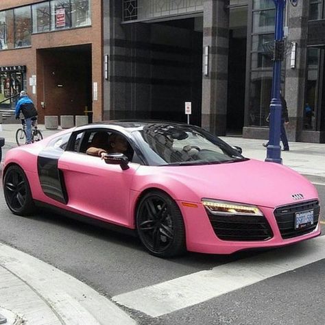 Audi R8 Rosa | Club Privado Caballeros #Audi #AudiR8 #R8 #clubprivadocaballeros #hombre #hombres #mujer #mujeres #caballeros #club #lujo #millonario #millonarios #clubprivadocaballeros #billonariosdeinternet #gentleman #luxury #lifestyle #luxurylifestyle #dream #luxe #luxurylife #luxurystyle #luxlife #lux #millionaire #millionaires #billionaire #billionaires #richlifestyle #rich #rosa Pink Audi, Aventador Lamborghini, Pink Cars, Luxury Boat, Lamborghini Veneno, Girly Car, Matte Pink, Pink Car, Audi Cars